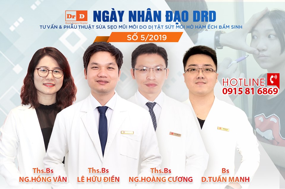 Ngày nhân đạo tháng 5 - DrD hỗ trợ chi phí sửa dị tật sứt môi, hở hàm ếch